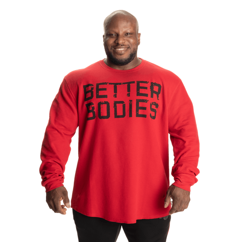 Better Bodies Thermal Sweater, rød genser 