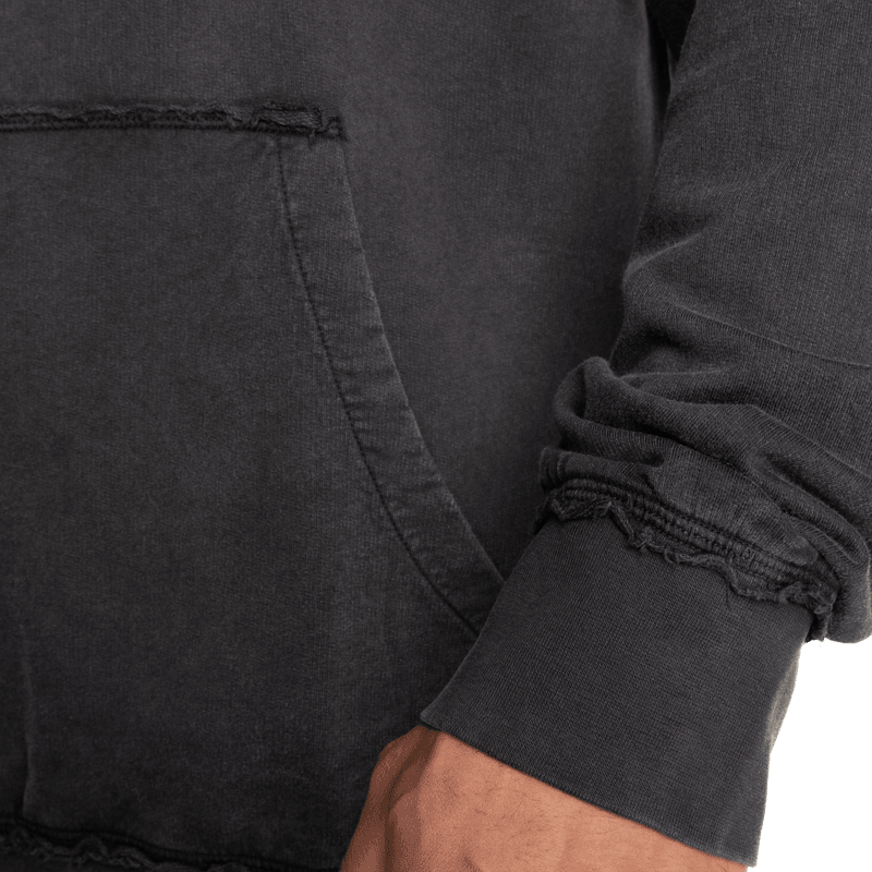 Better Bodies Washed Hoodie, svart hettegenser