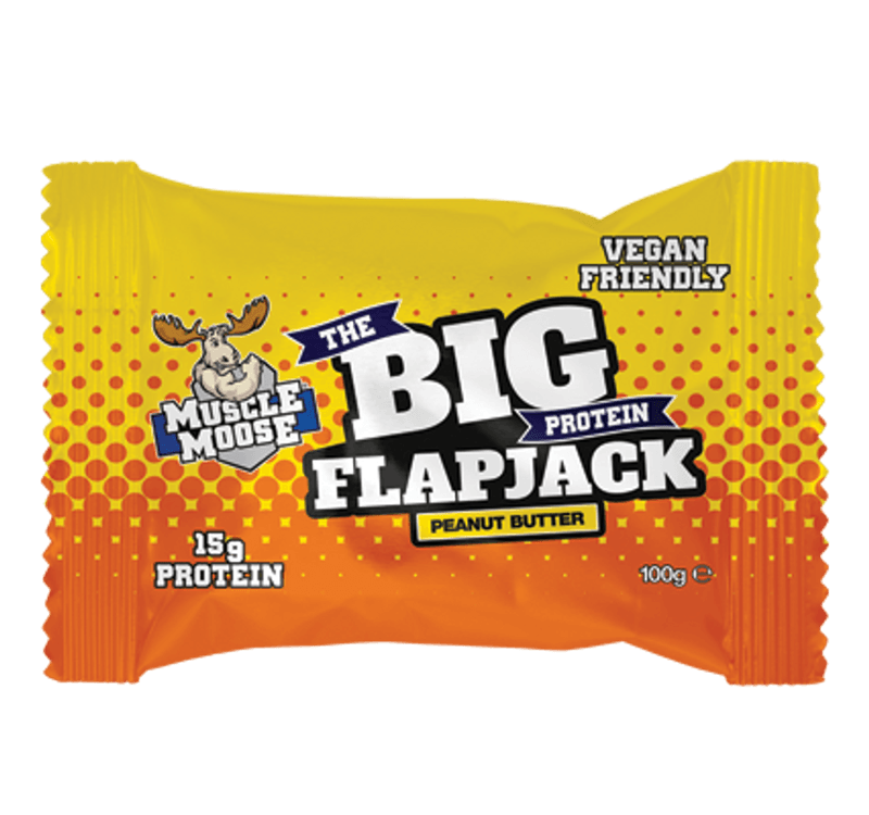 Muscle Moose Big Protein FlapJack 12x100 g, Peanut Butter 
