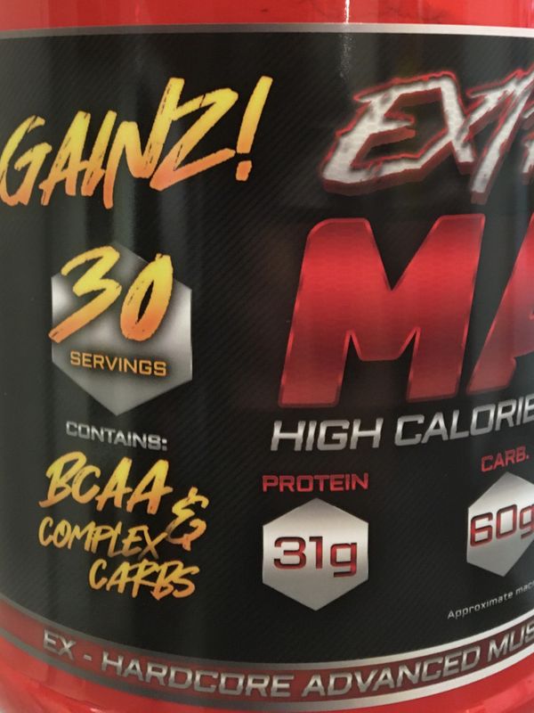 Extreme Mass, 3 kg Hardcore Mass Gainer