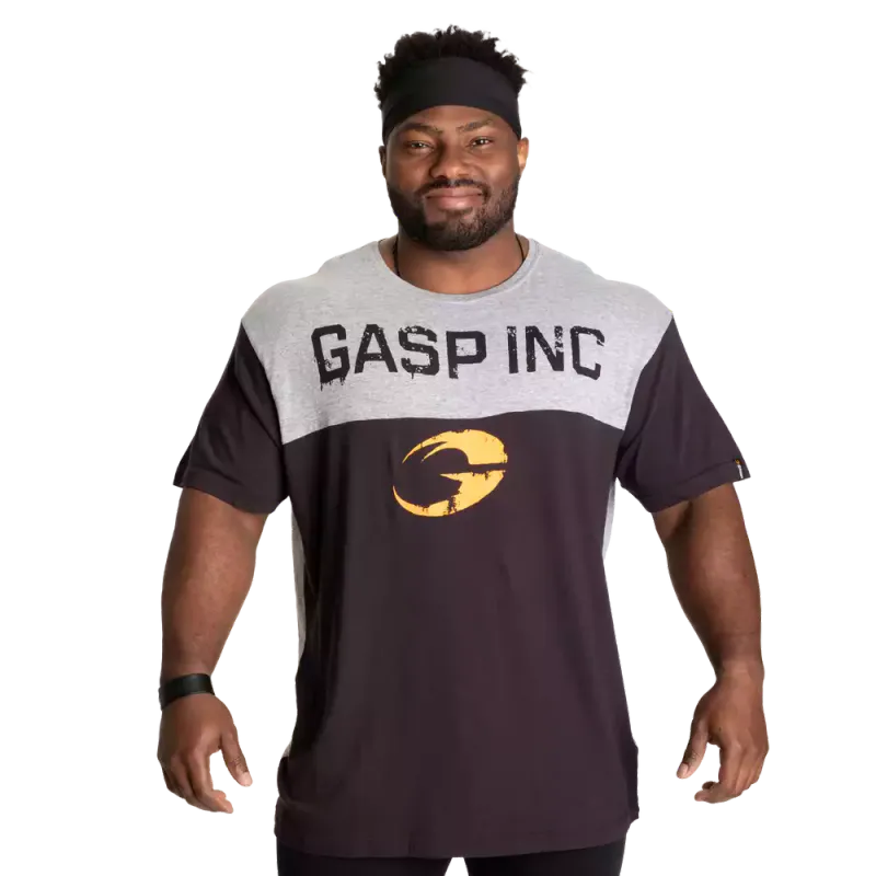 GASP Two Color Original Tee, svart/grå t-skjorte