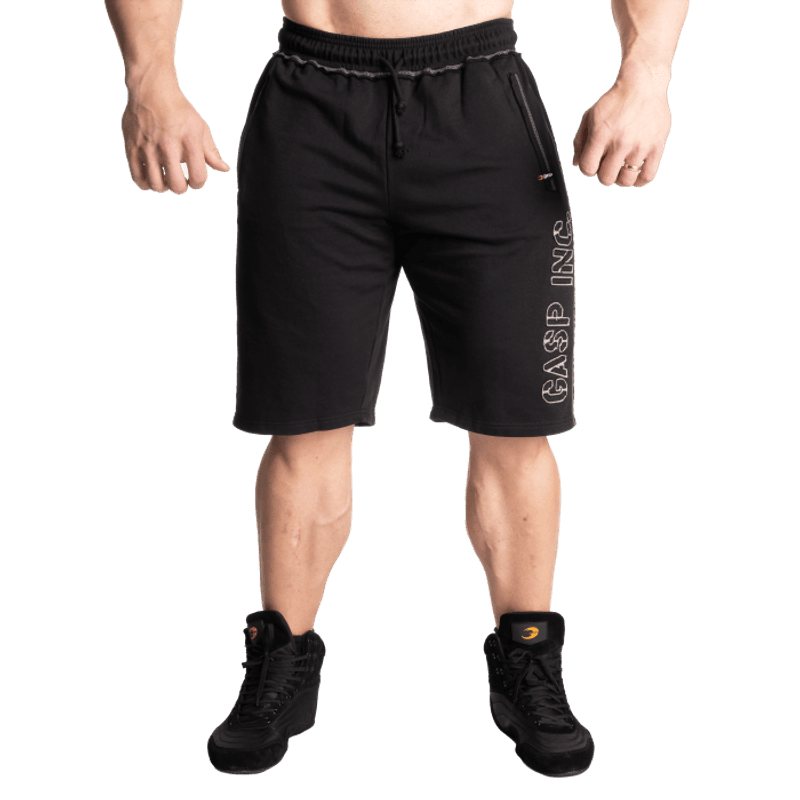 Gasp Division Sweatshorts, svart shorts