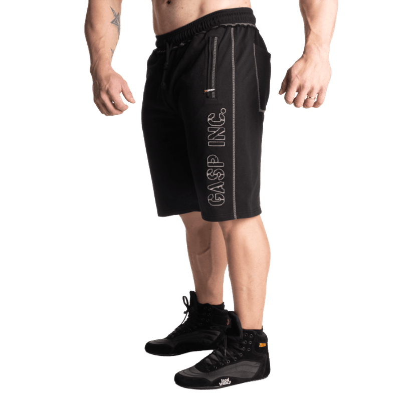 Gasp Division Sweatshorts, svart shorts