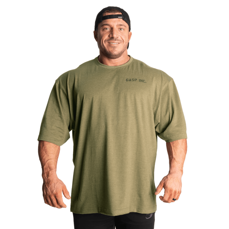 Gasp Division Iron Tee, grønn t-skjorte