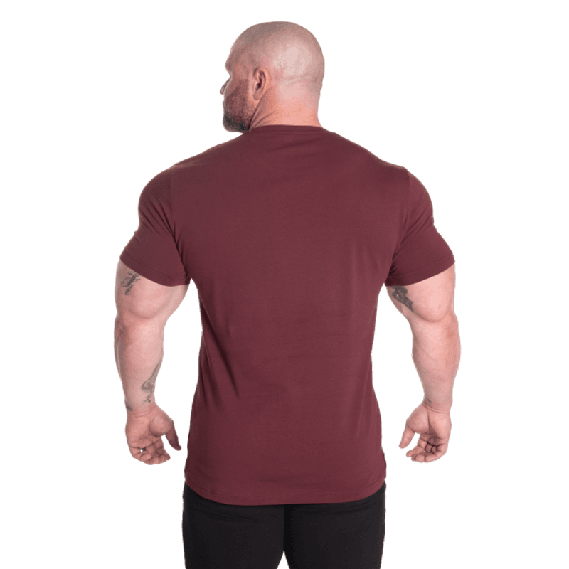 GASP Classic Tapered Tee, mørk rød t-skjorte