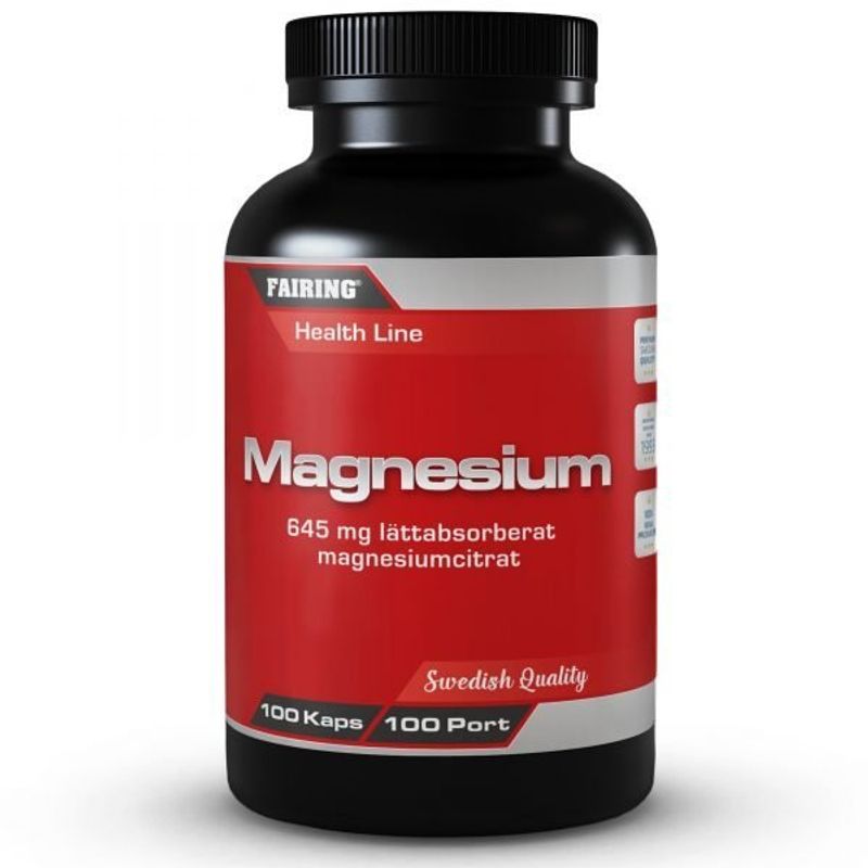 Fairing Magnesium, 100 kapsler
