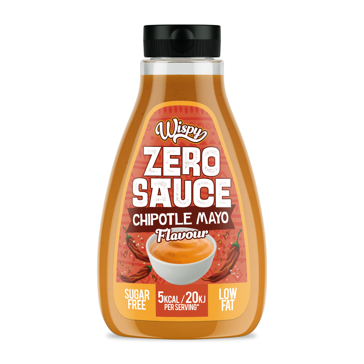 Wispy Zero Sauce Chipotle Mayo (9x430g), chipotle majones fra Wispy