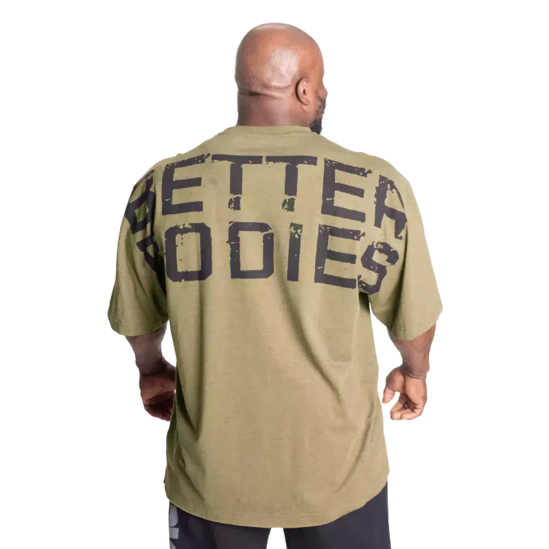 Better Bodies Skull Union Iron Tee, grønn t-skjorte