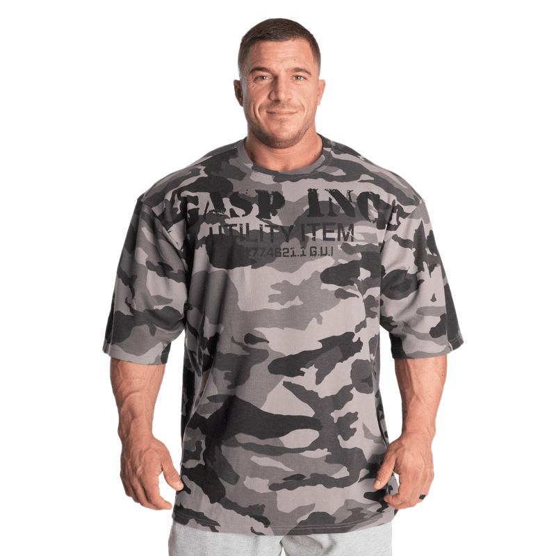 GASP Iron Thermal Tee, grå camo t-skjorte