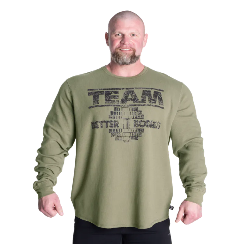 Better Bodies Thermal Team Sweater, grønn genser
