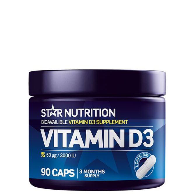 Hovedbilde Star Nutrition Vitamin D3 - 90 kaps