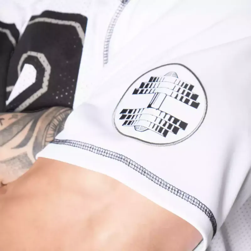 Better Bodies BB Football Tee, hvit t-skjorte 