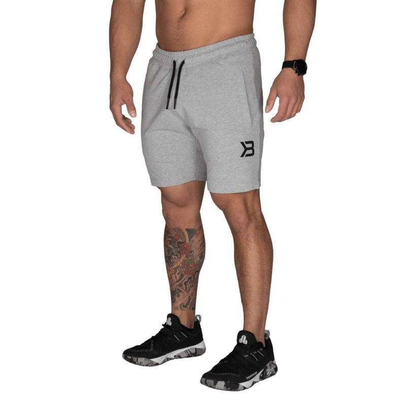 Better Bodies Tapered Sweatshorts, lys grå shorts 