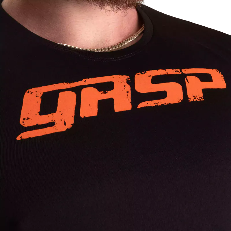 Gasp Legacy Gym Tee, svart/oransje t-skjorte