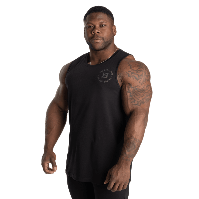 Better Bodies 19th Street Tank, svart singlet 