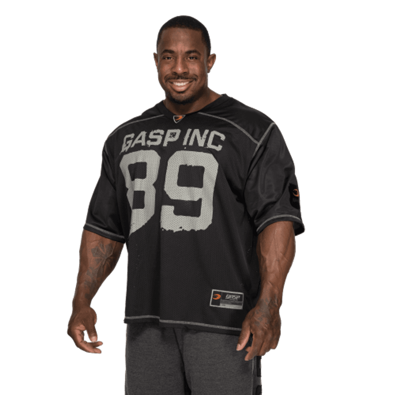 GASP No1 Football Tee, svart t-skjorte