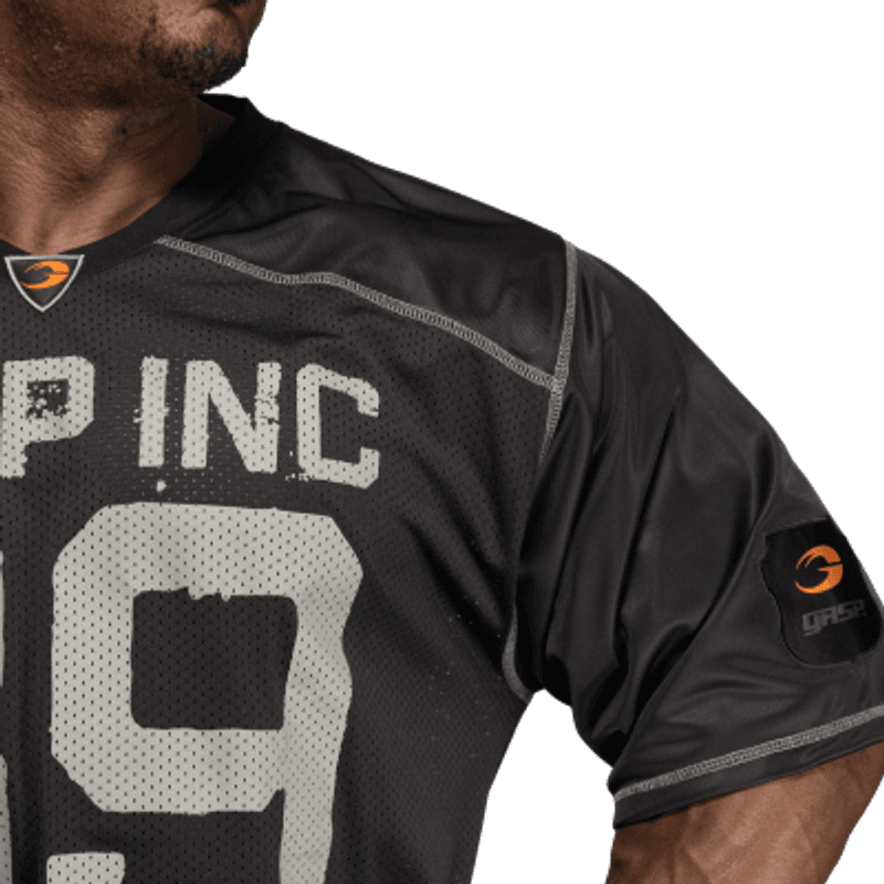 GASP No1 Football Tee, svart t-skjorte