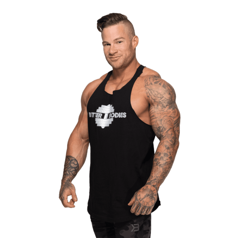 Better Bodies Team BB Stringer V2, svart singlet 