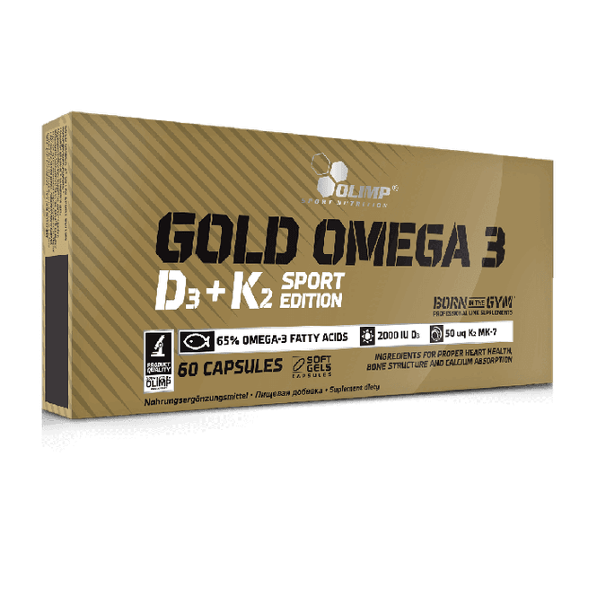Hovedbilde Olimp Gold Omega-3 D3+K2 Sport Edition ®, 60 ...