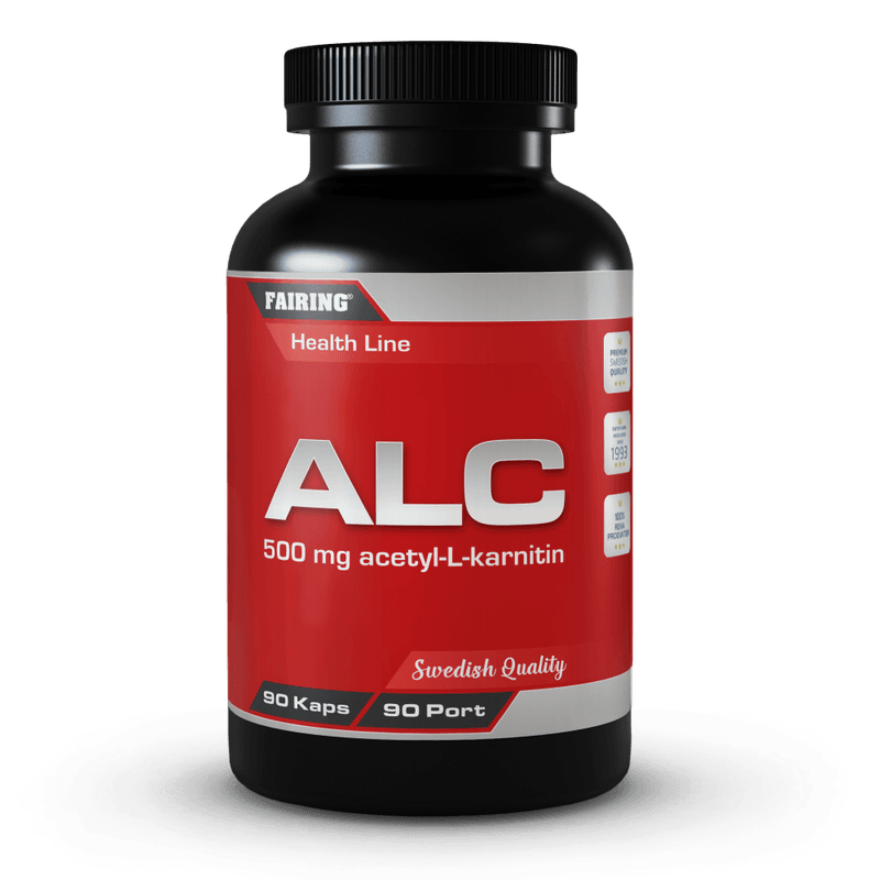 Fairing ALC Acetyl L-Carnitine 500 mg, 90 kapsler