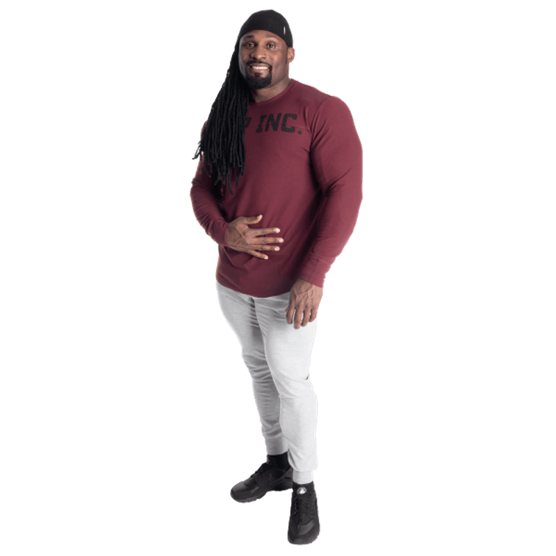 Gasp Inc Thermal, mørk rød genser 