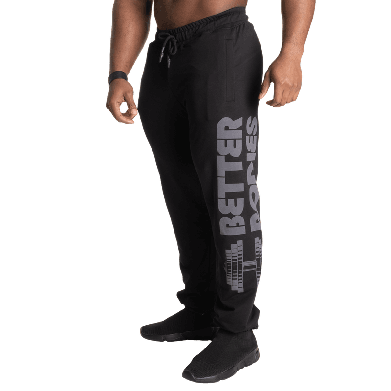 Better Bodies Stanton Sweatpants V2, svart treningsbukse