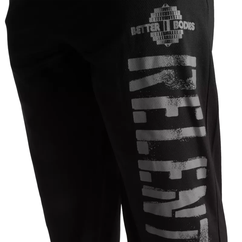 Better Bodies Relentless Mesh Pant, svart treningsbukse