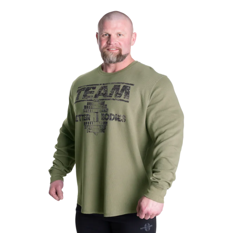 Better Bodies Thermal Team Sweater, grønn genser