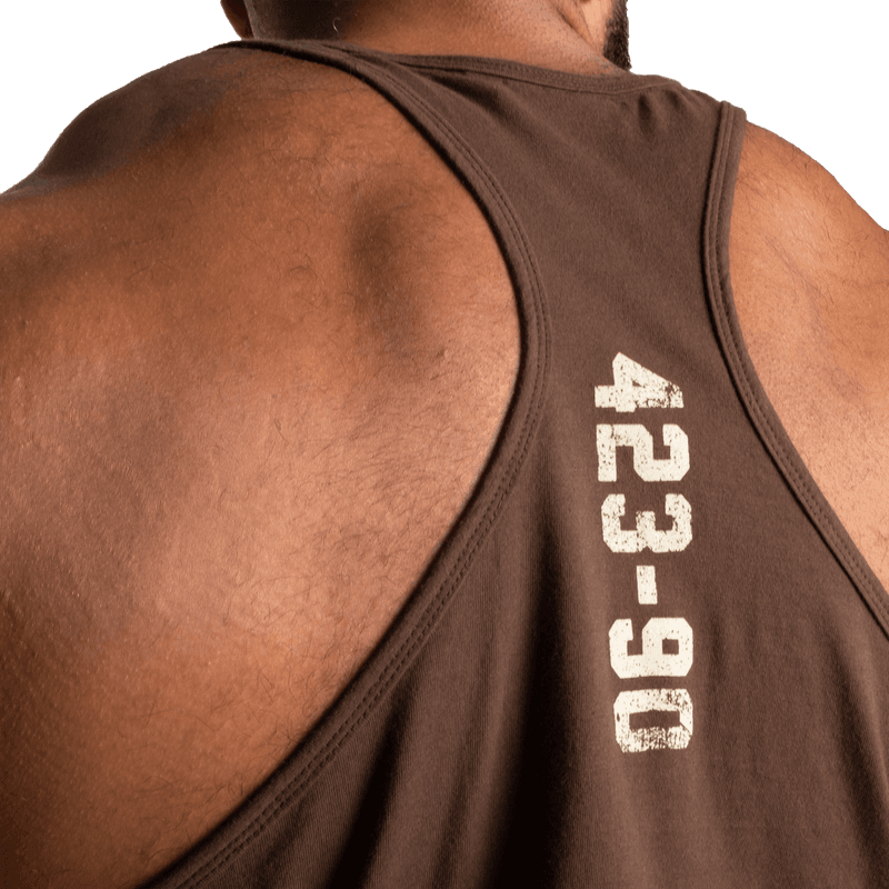 Gasp Throwback Tank, timber singlet