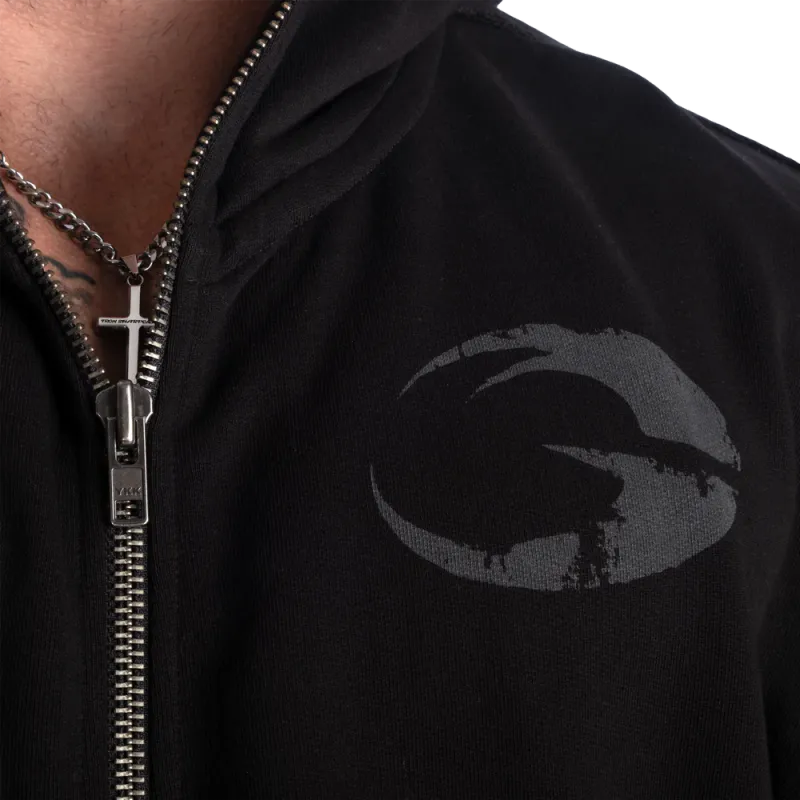 Gasp Original Hoodie, svart/grå hettejakke