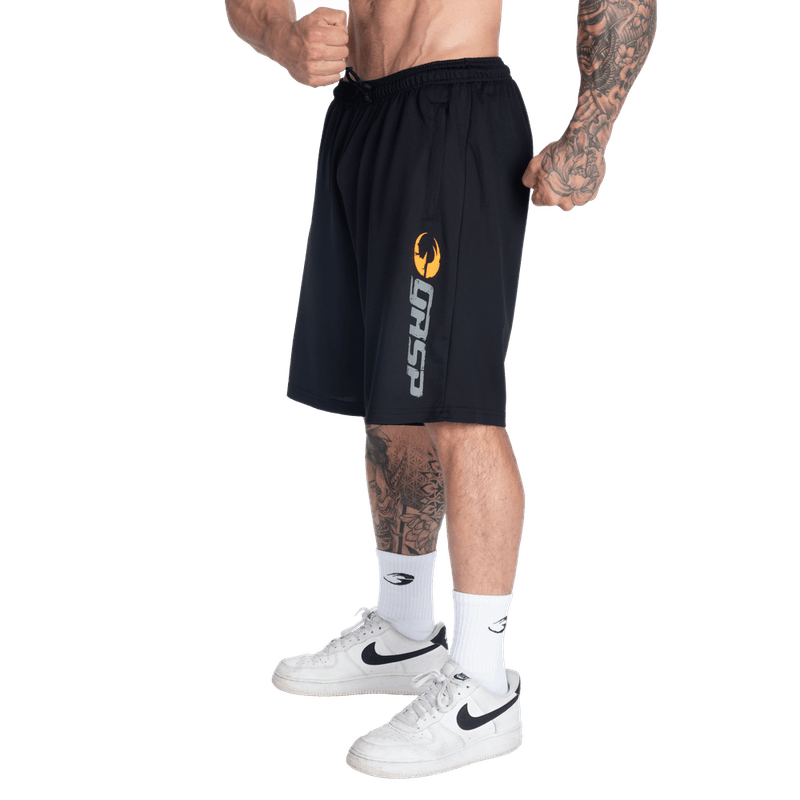 Gasp Original Mesh Shorts, svart treningsshorts