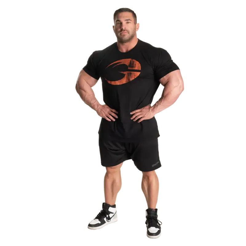 GASP Cadet Tee, svart/oransje t-skjorte