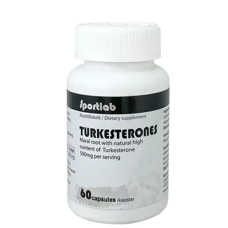3 x Sportlab Turkesterone Testo 250 mg, 60 kapsler