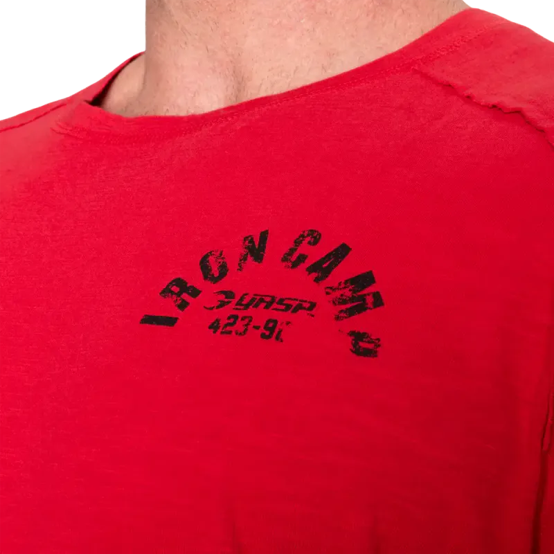 GASP  Throwback LS Tee, rød genser