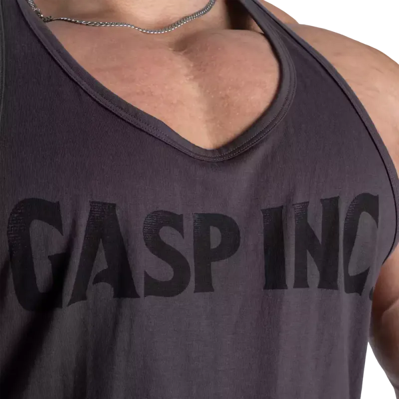 Gasp Essential T-back, Iron grå singlet