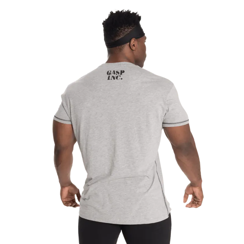 GASP Basic Utility Tee, grå t-skjorte