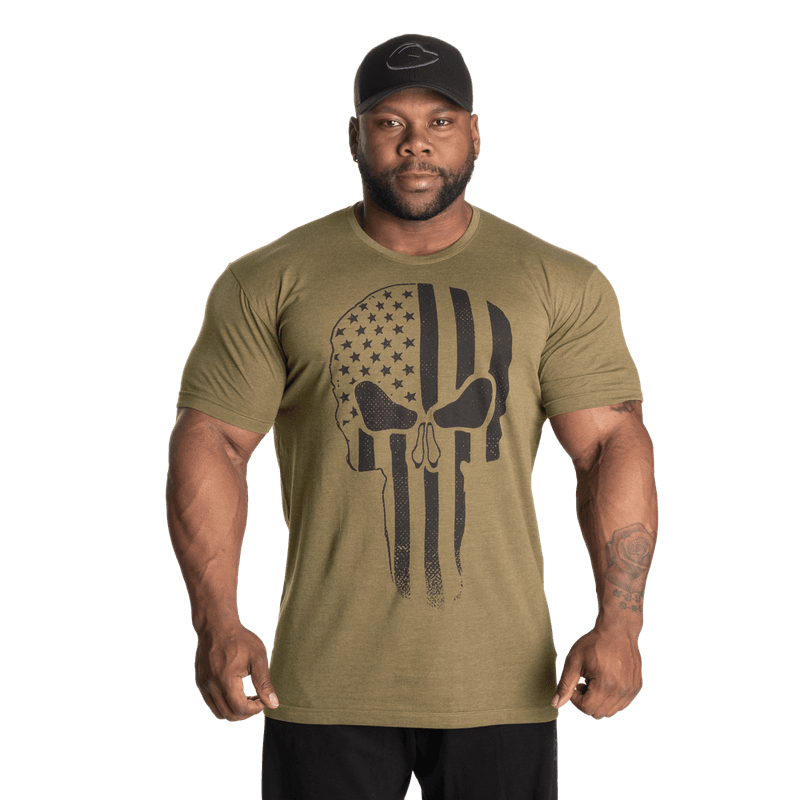 GASP Skull Standard Tee, grønn t-skjorte