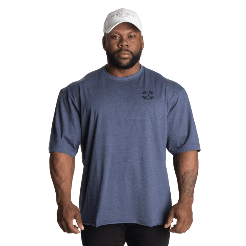 Better Bodies Union Iron Tee, blå t-skjorte