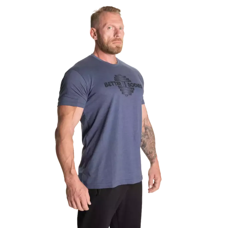 Better Bodies Recruit T-Shirt, blå t-skjorte