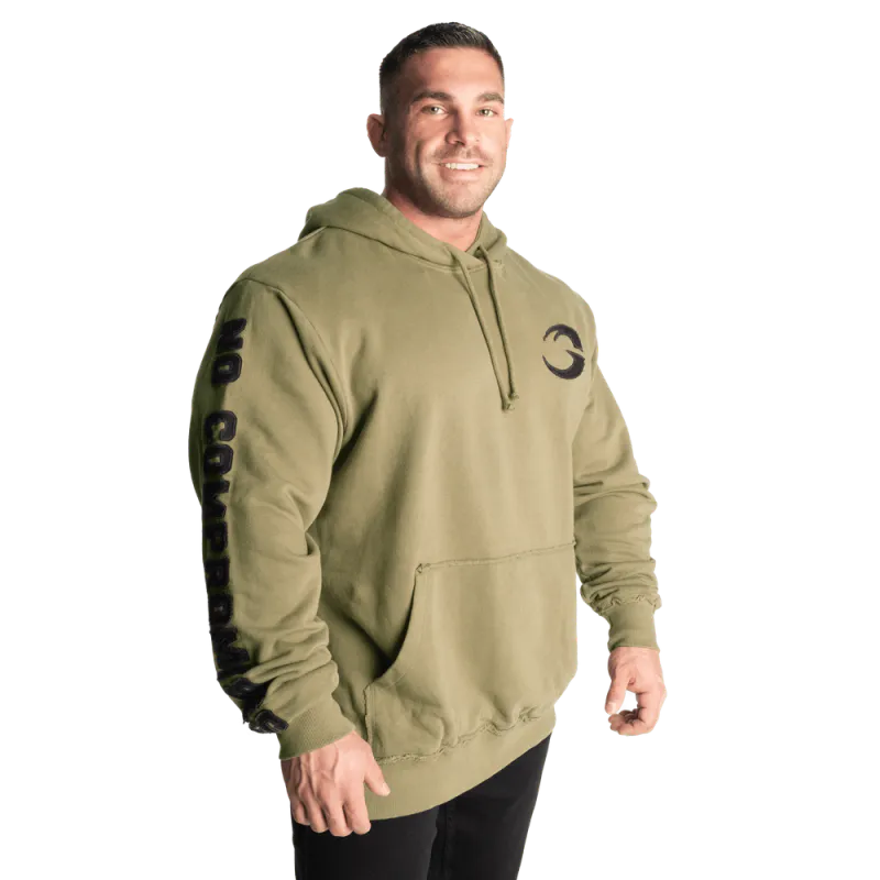 GASP Distressed Hood, grønn hettegenser