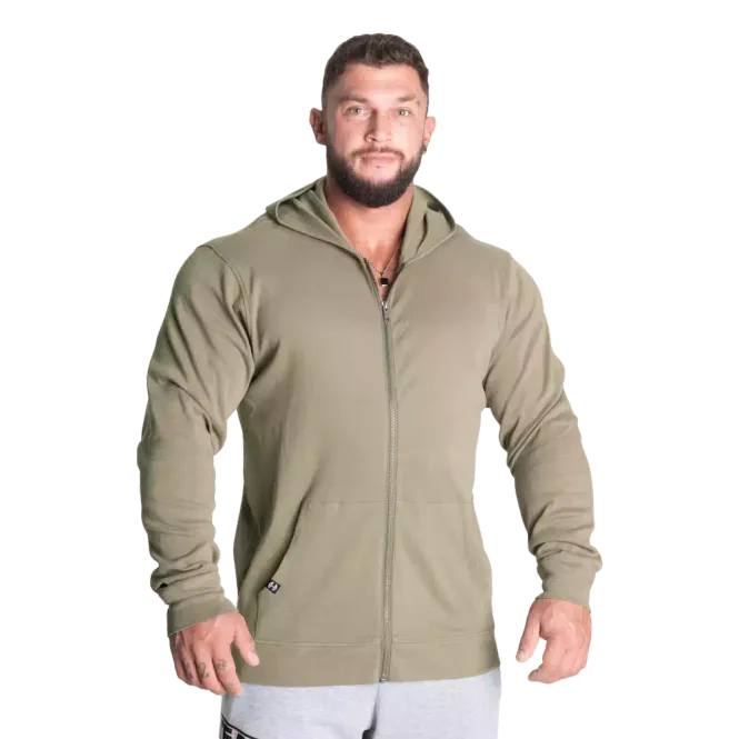 Hovedbilde Better Bodies Light Zip Hoodie, grønn hettejakke