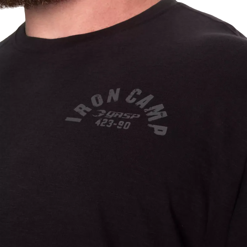 GASP Slub Iron Tee, svart t-skjorte