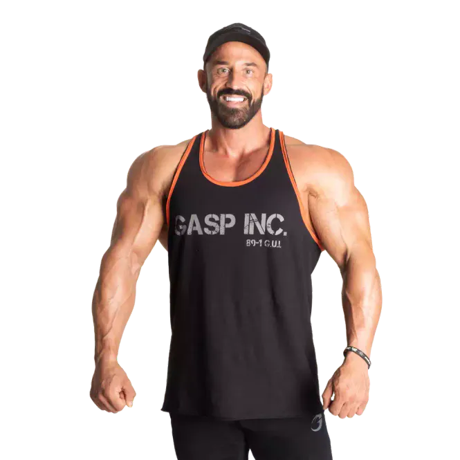 Hovedbilde Gasp Division Jersey Tank, svart/oransje singlet