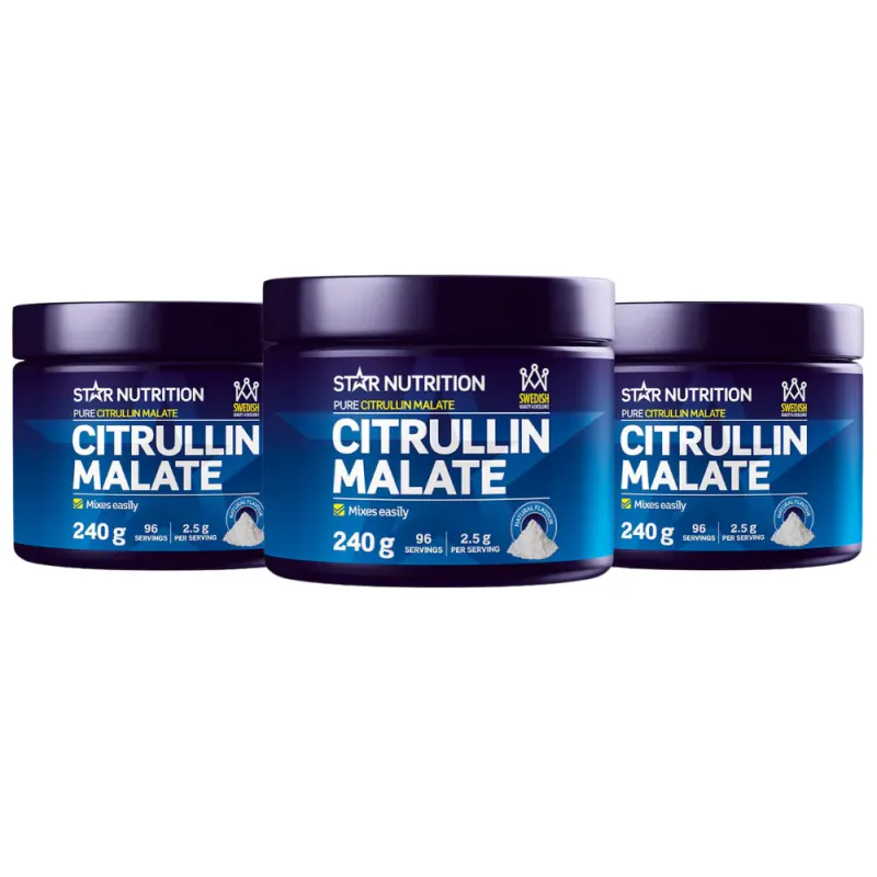 3 x Citrulline Malate, 240g