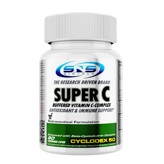 Hovedbilde SNS Biotech Super C, 90 kapsler vitamin C