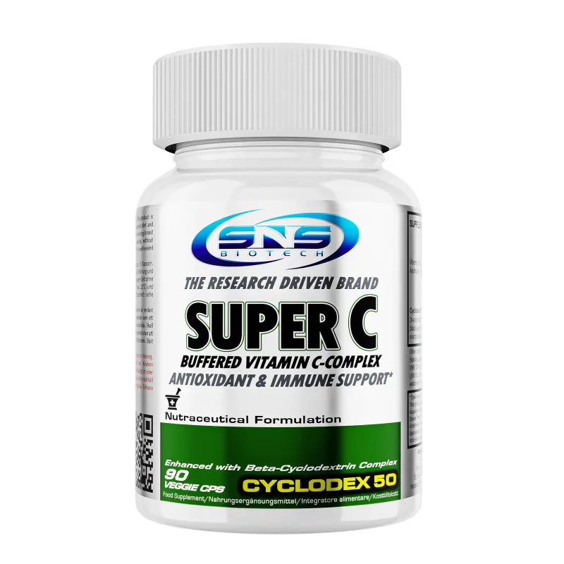 SNS Biotech Super C, 90 kapsler vitamin C
