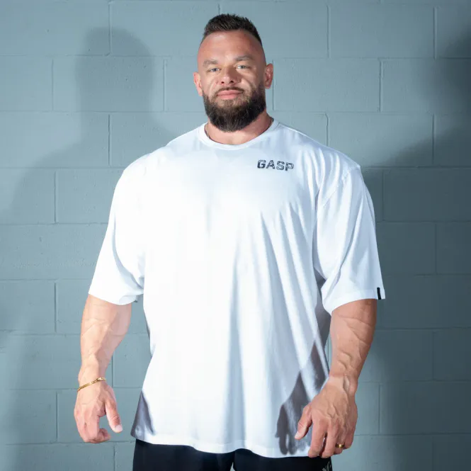 Hovedbilde GASP Rep Iron Tee, hvit t-skjorte
