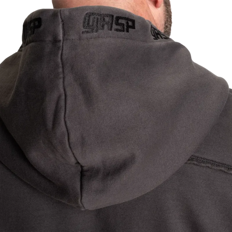 Gasp Pro Gym Hood, acid grå hettejakke