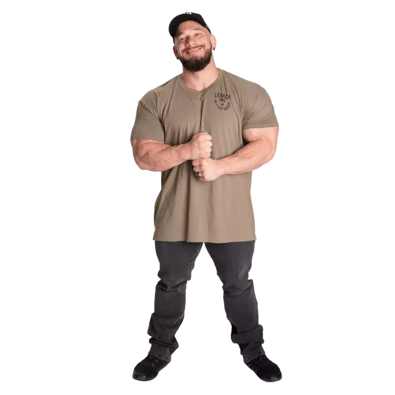 Better Bodies Legacy Street Tee, grønn t-skjorte