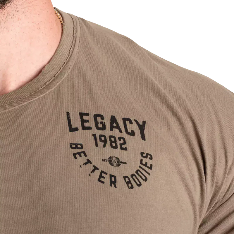 Better Bodies Legacy Street Tee, grønn t-skjorte